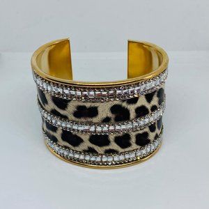 Gorgeous Animal Print Cuff Bracelet